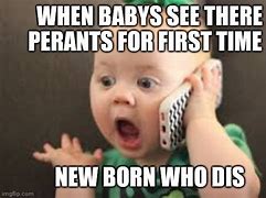 Image result for Baby On Phone Spam Meme