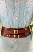 Image result for Womens Brown Leather Belt