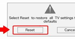 Image result for TV Reset Screen