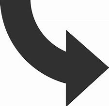 Image result for Curved Arrow Down Symbol