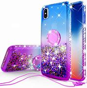 Image result for Cute iPhone X Cases Liquid Glitter