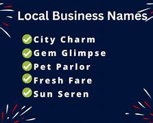Image result for Names for Local Business
