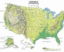 Image result for United States Map with Mountains