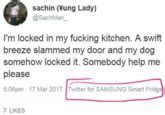 Image result for Samsung Smart Fridge Meems