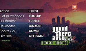 Image result for GTA 5 Cheat Codes PS4 All Guns