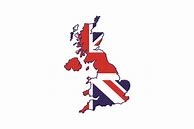 Image result for UK Map with Flag