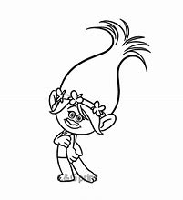 Image result for Poppy Troll Silhouette