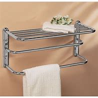 Image result for Wall Mounted Towel Hook Rack Chrome