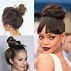 Image result for Women Hair in Bunches