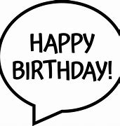 Image result for Birthday Speech Bubble