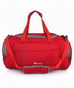 Image result for Red Duffle Bag