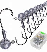 Image result for Weighted Jig Head Hooks