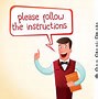 Image result for Giving Instructions Cartoon