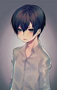 Image result for Sad Anime Boy with Black Hair