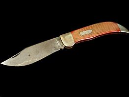 Image result for Two-Bladed Vintage Red Pocket Knife