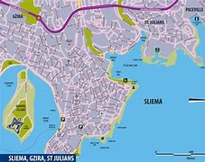 Image result for Sliema Map