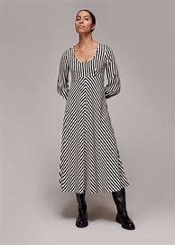 Image result for Dress with Diagonal Lines