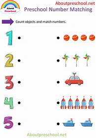 Image result for Number Matching Activities for Preschoolers