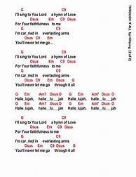 Image result for Through It All Lyrics Printable