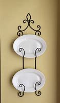Image result for Wall Mounted Plate Display Rack