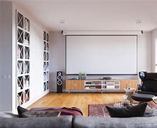 Image result for Projector Wall Design