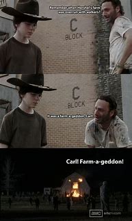 Image result for Walking Dead Carl Meme Hair