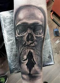 Image result for Black and Grey Skull Tattoo Drawings