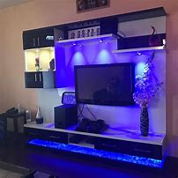 Image result for Modern TV Wall Units N Matching Wood Ceilings