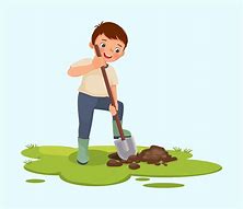 Image result for Digging Dirt Cartoon
