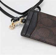 Image result for Coach Lanyard ID Holder