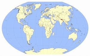 Image result for World Map Showing Nepal