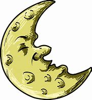 Image result for Moon in the Sky Cartoon