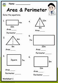 Image result for Area and Perimeter Worksheets 3rd