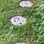 Image result for Concrete Stepping Stones in Wood Frame