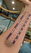 Image result for Measuring Tape Tattoo