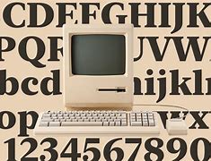 Image result for Old School Apple Font