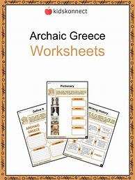 Image result for Worksheet Greek Art