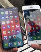 Image result for iPhone XS Max beside 8 Plus