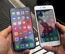 Image result for iPhone X vs iPhone 6Plus