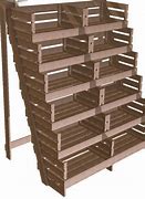 Image result for Farmers Market Foldable Display Shelfs