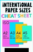 Image result for Sheet Sizes Chart Us