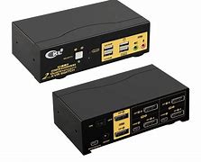 Image result for Dual Monitor KVM Switch