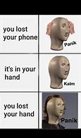 Image result for Meme Man Panik