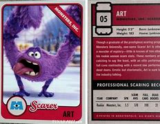 Image result for Monsters Inc Trading Cards