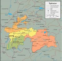 Image result for Tajikistan Political Map