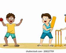 Image result for Indian Boys Playing Cricket