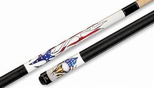 Image result for Pool Cue American Flag Black and White