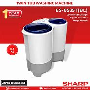 Image result for Sharp Twin Tub Washing Machine