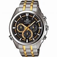 Image result for Casio Edifice Watch Black and Yellow
