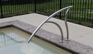Image result for Inground Pool Handrails